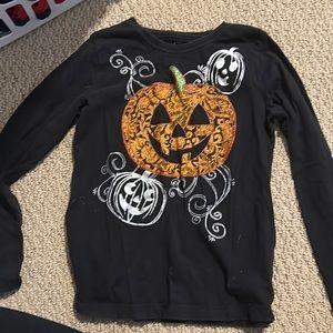 Girls long sleeve Halloween shirt